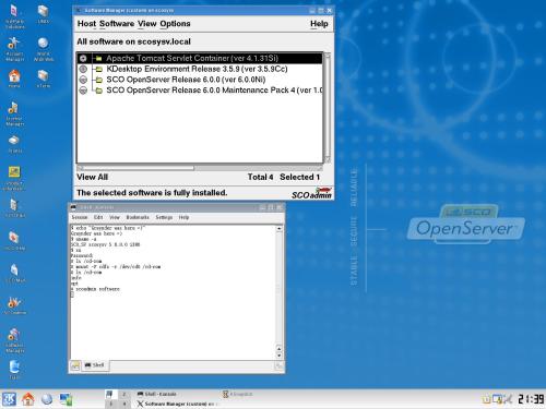 SCO Openserver 6 KDE 3.5.9