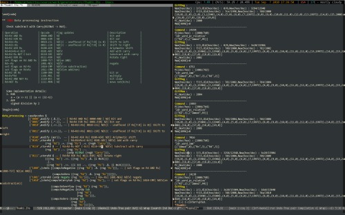 Скриншот: Haskell + Emacs - пишу дипломную работу