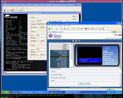 Sun Fire X2200, LOM, Suse, Ubuntu + оффтопик посредине