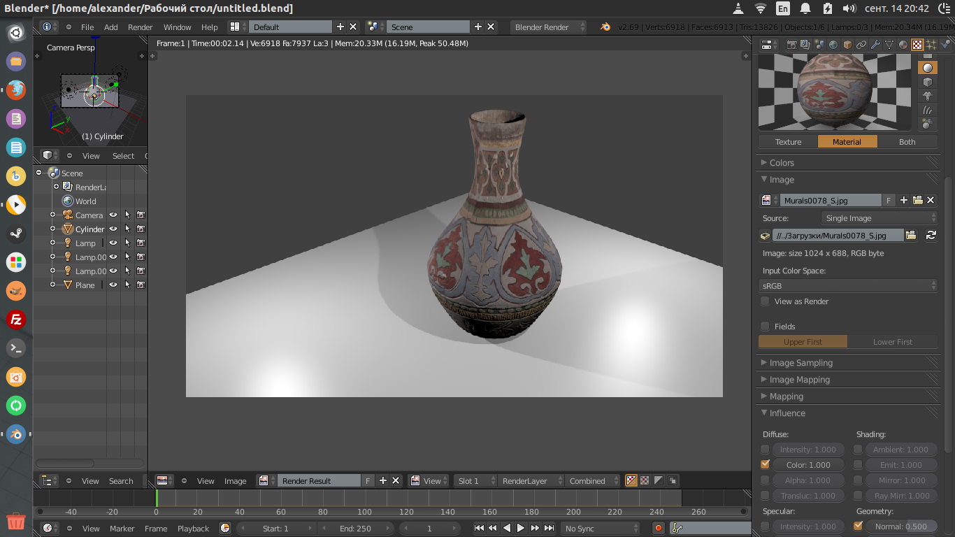 Проект по blender