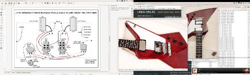 Про LibreOffice Draw, рисование схем подключения в Ubuntu 15.10, гитары, паяльник и импортозамещение