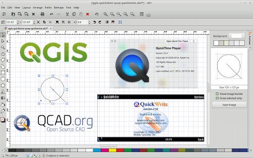 Скриншот: Принципиально новый логотип для «QGIS 3.0»