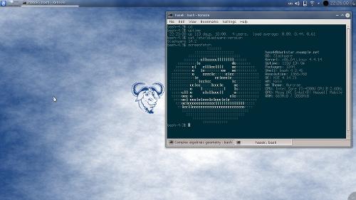 Скриншот: Slackware 14.2