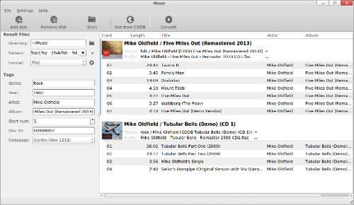 Flacon 5.0.0 — конвертор аудиофайлов музыкальных альбомов