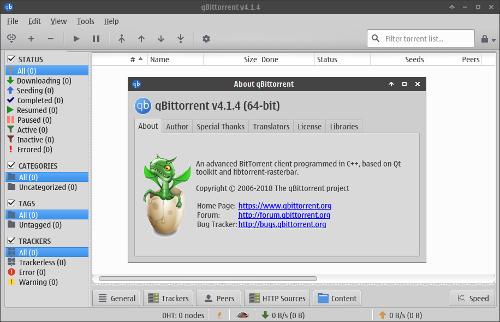qBittorrent v4.1.4 — свободный кроссплатформенный Torrent-клиент
