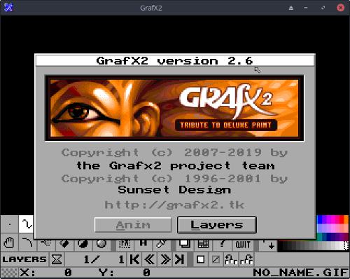 GrafX2 2.6 — свободный 256-цветный редактор пиксельной графики