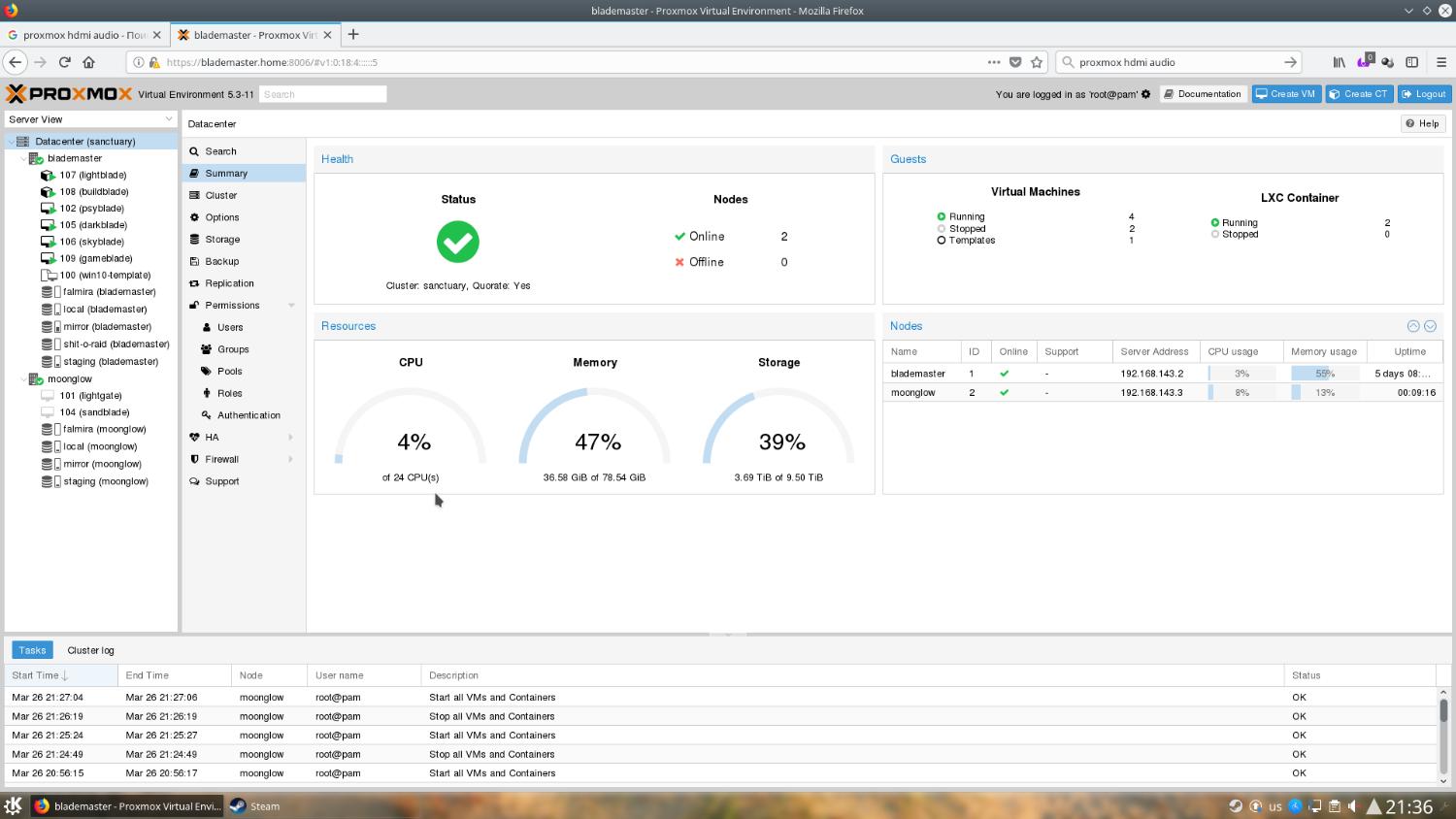 Установка proxmox на сервер dell