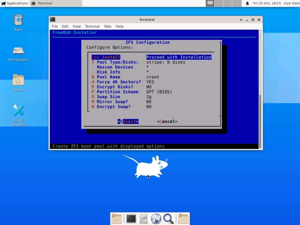 Freebsd 12 установка и настройка uefi