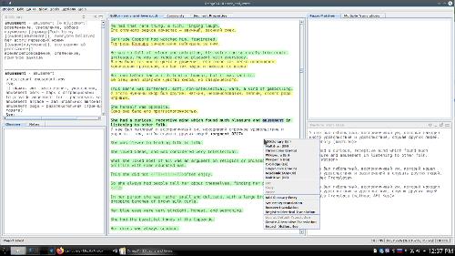 Скриншот: OmegaT – система автоматизированного перевода