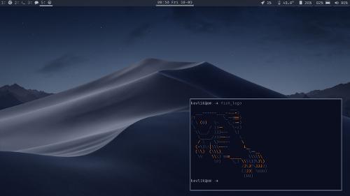 Скриншот: Swayland на ThinkPad x250