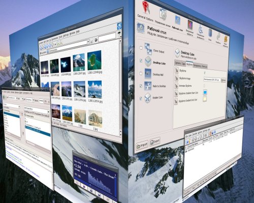 3D-десктоп на Debian+KDE