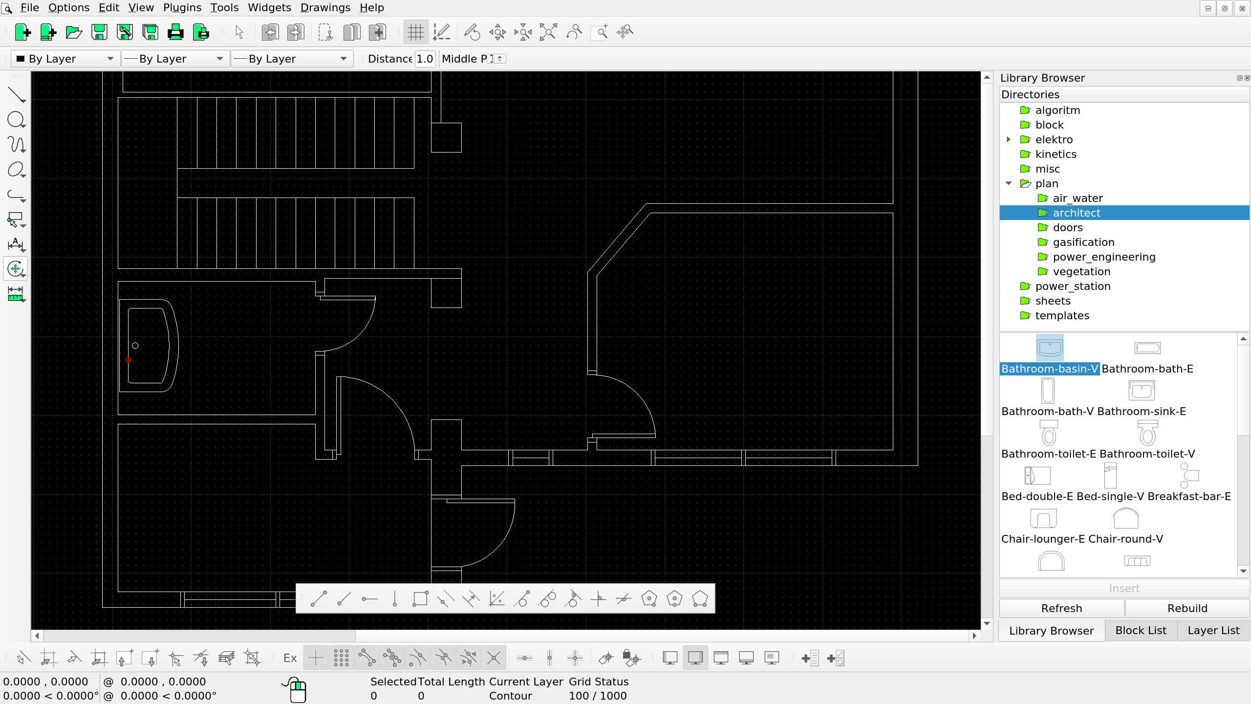 Librecad электрические схемы