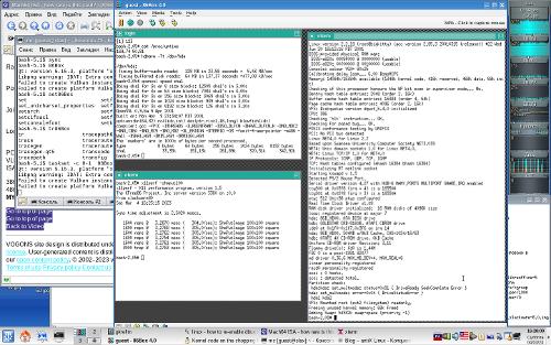 Скриншот: 86Box git, Slackware 8.0 с tseng ET4000w32i