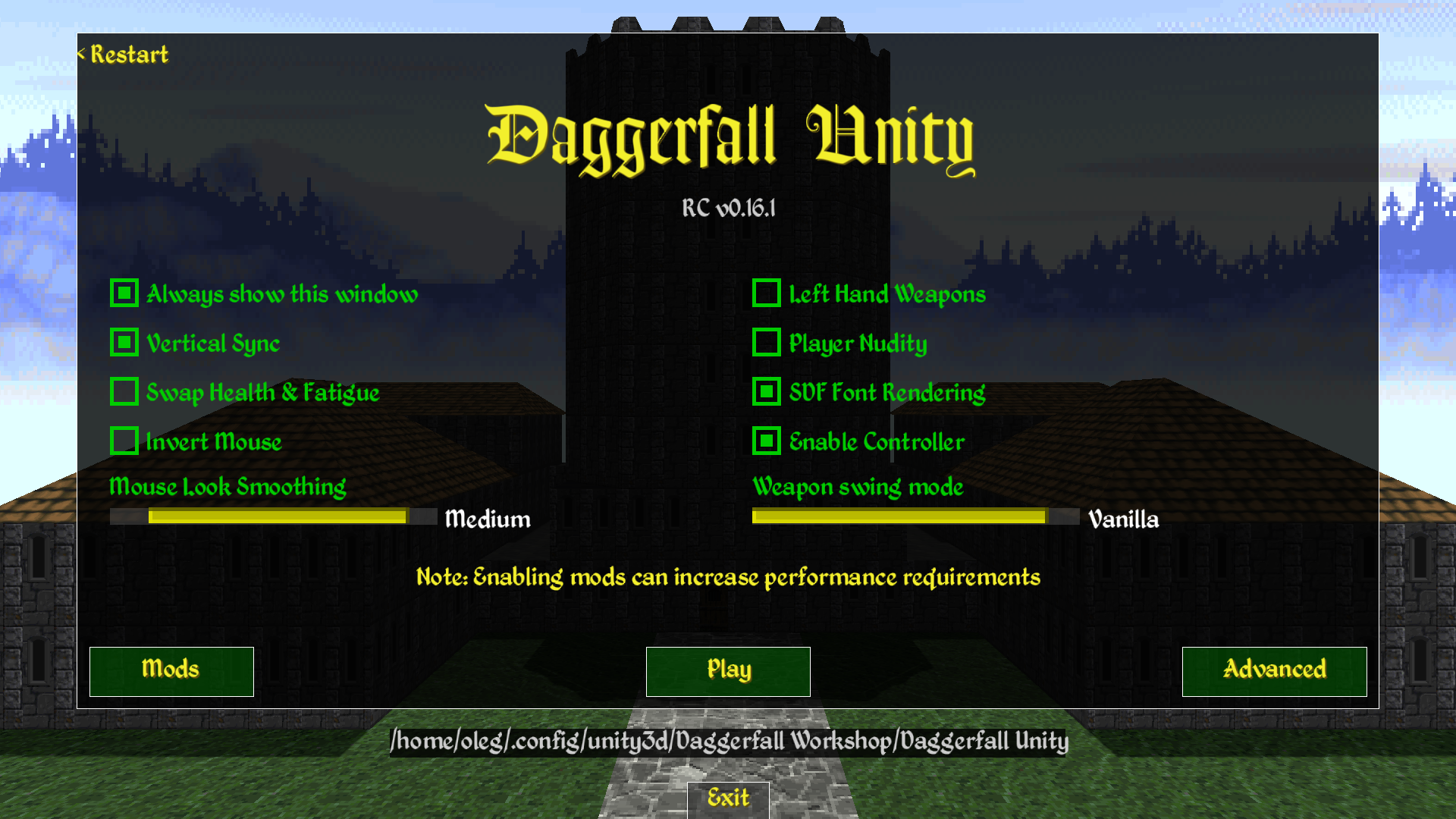 Daggerfall Unity 0.16.1 Release Candidate — Open Source — Новости