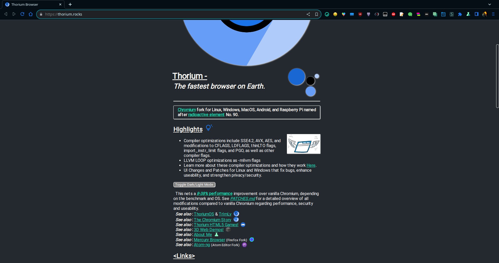 Thorium 124.0.6367.218 — Интернет — Новости