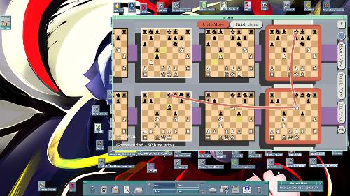 Скриншот: 5d Chess - пятимерные шахматы
