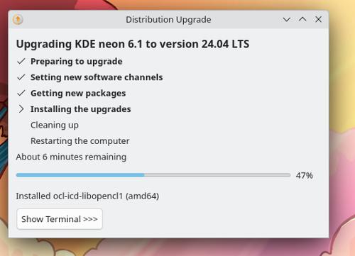 KDE neon 6.1 перебазировался на Ubuntu 24.04