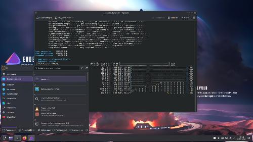 Скриншот: EndeavourOS