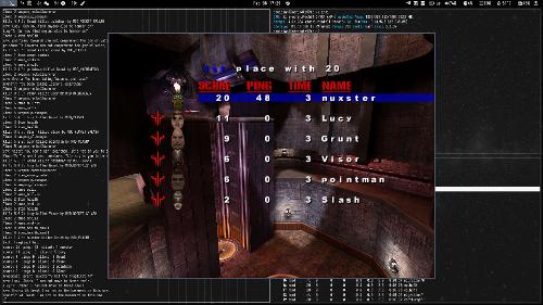 Сервер Quake 3 Arena на Droidian