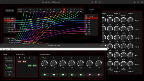 ALSA Scarlett Control Panel 0.5.0