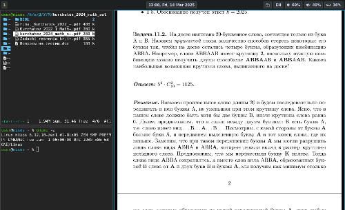 Скриншот: NixOS - основная система на моём ThinkPad