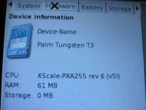 Linux на Palm T|T3