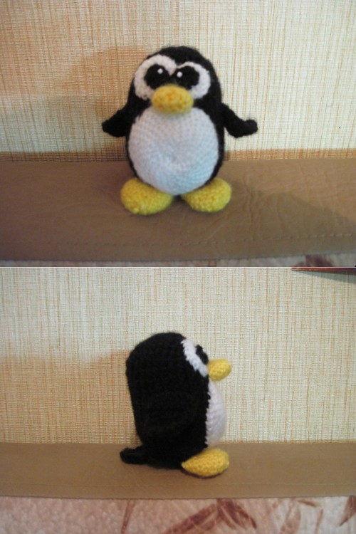 Скриншот: Yet another knitted Tux
