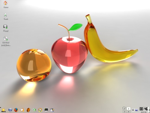 my 1st linux desktop