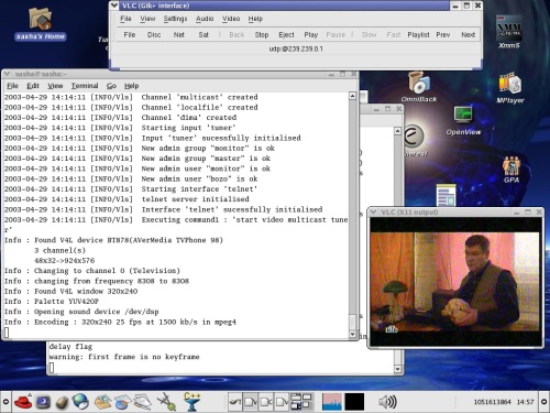 Realtime video in LAN ?? Linux can do it!