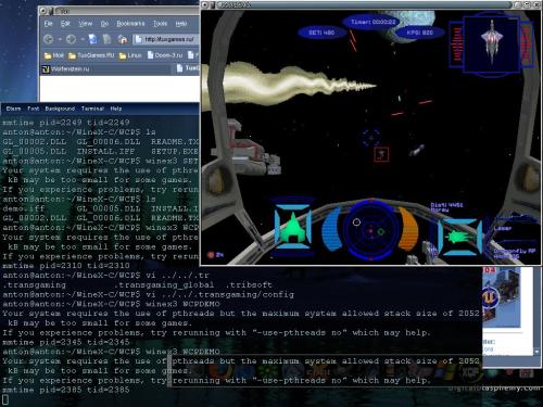 Wing Commander in Linux